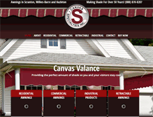 Tablet Screenshot of canvasspecialties.com